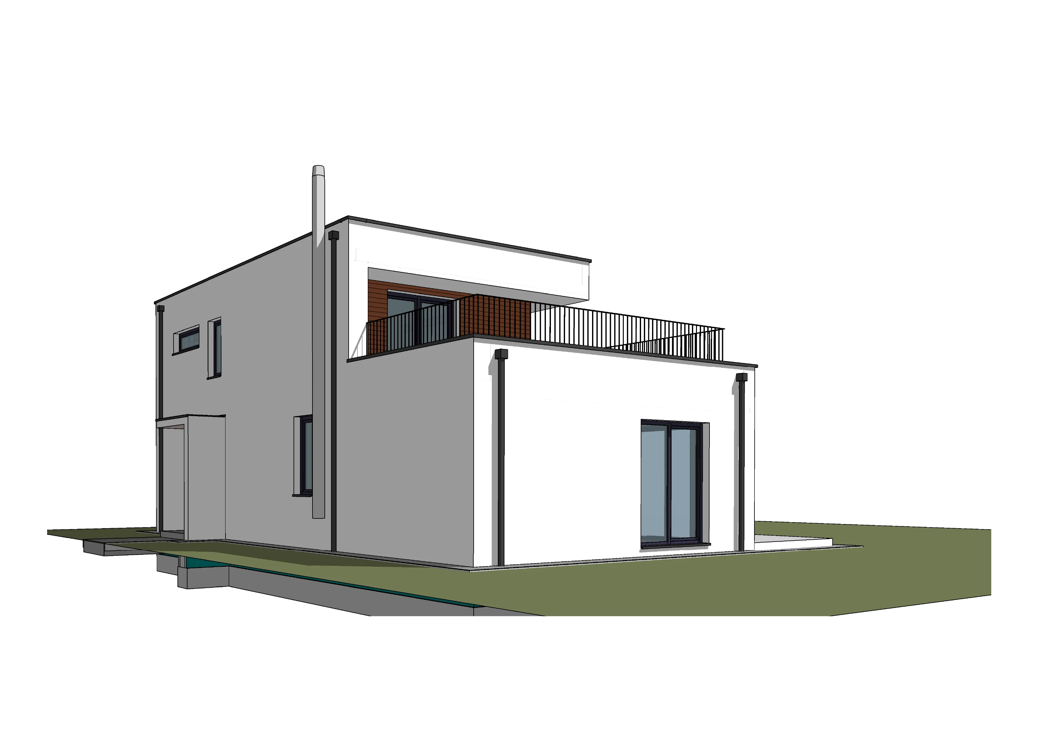 Vizualizácia — zadná strana